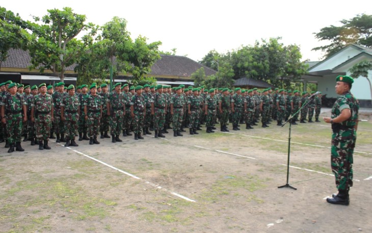 Kodim Klaten Siagakan Prajuritnya