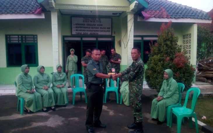 Danramil 05/Reban Lepas Anggota Pindah Satuan