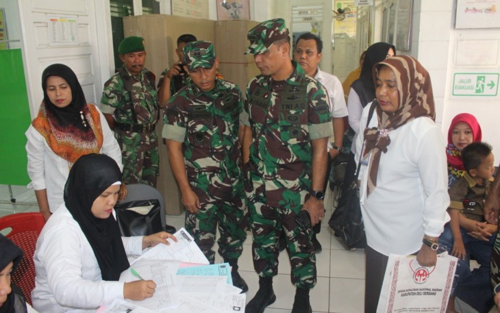Waaster Kasdam I/BB Dampingi Tim Monitoring BKKBN di Wilayah Kodim 0209/LB