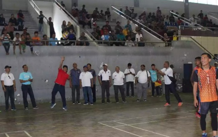 Turnamen Bola Voly Resmi di Buka Wakil WaliKota Tegal