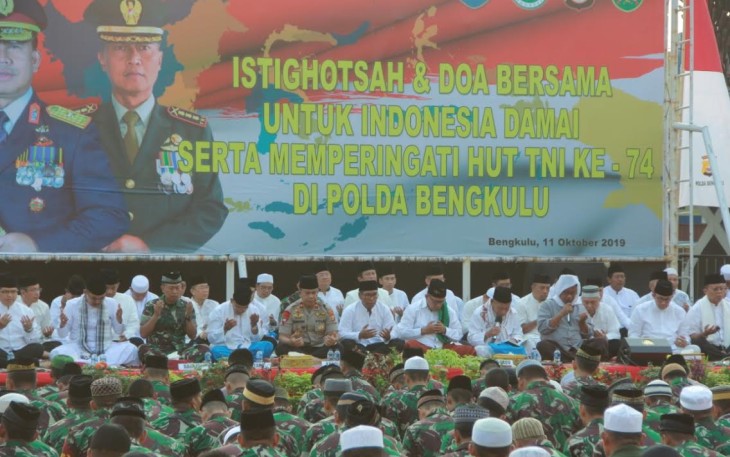 Polda Bengkulu Gelar Istighotsah dan Doa Bersama 