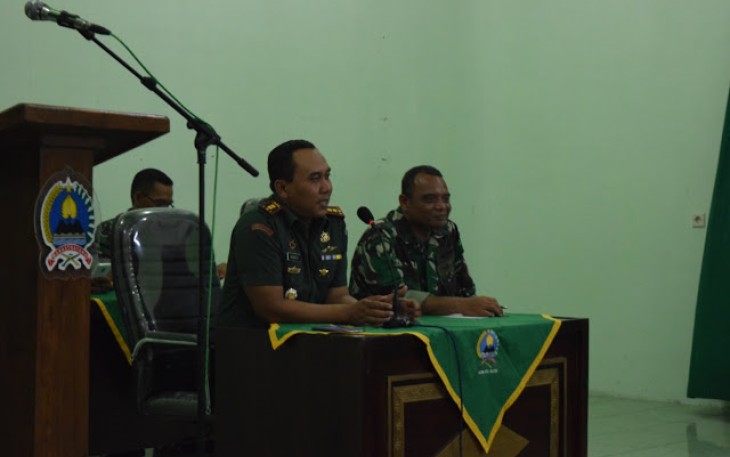 Komandan Kodim 0723/Klaten Letkol Kav Minarso SIP Berikan Arahan 