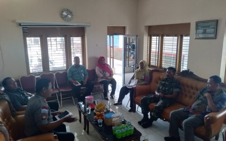 Danramil Wonosari Hadiri Rapat Koordinasi Apel Kesiapsiagaan Pilkades Tahap III Th.2019