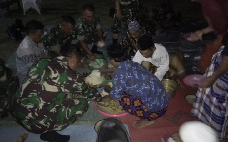 Tumpengan Wujud Syukur TMMD 106 Kodim Cilacap Dibuka