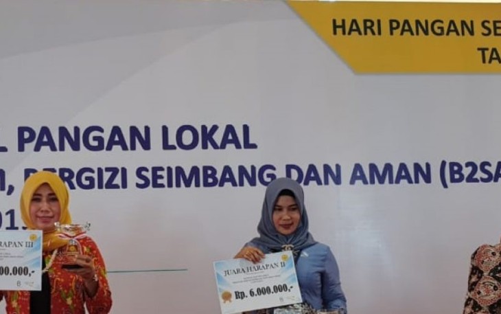 TP PKK Kabupaten Mukomuko Raih Juara Harapan Tiga Dalam Festival Pangan Lokal Beragam Bergizi Seimbang Dan Aman 