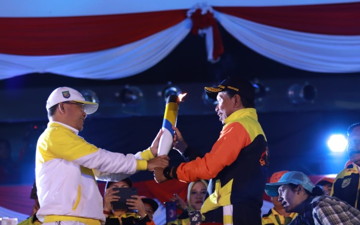Gubernur Bengkulu Rohidin Mersyah Dan Menteri Pemuda dan Olah Raga Republik Indonesia Zainuddin Amali 