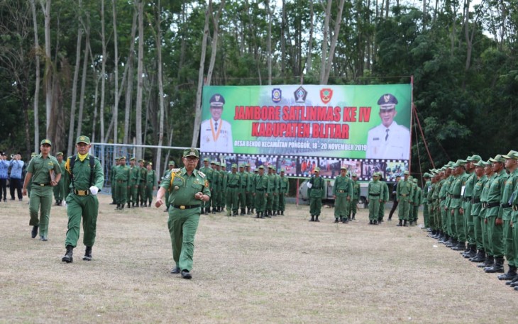 Bupati Blitar Pimpin Pembukaan Jambore Satlinmas ke- 4