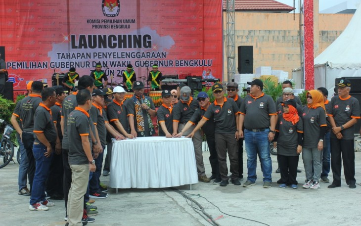 Launcing Tahapan Pilkada Pemilihan Gubernur Dan Wakil Gubernur Bengkulu Tahun 2020