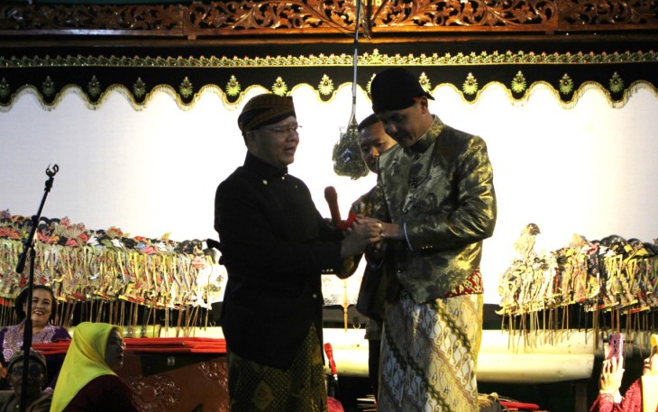 Gubernur Bengkulu Rohidin Mersyah saat bersama Gubernur Jateng Ganjar Pranowo