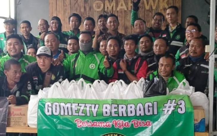 Komunitas Driver Online GOMEZTY Berbagi Rejeki