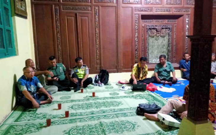 Babinsa Wonosari Hadiri Sosialisasi Pertanahan