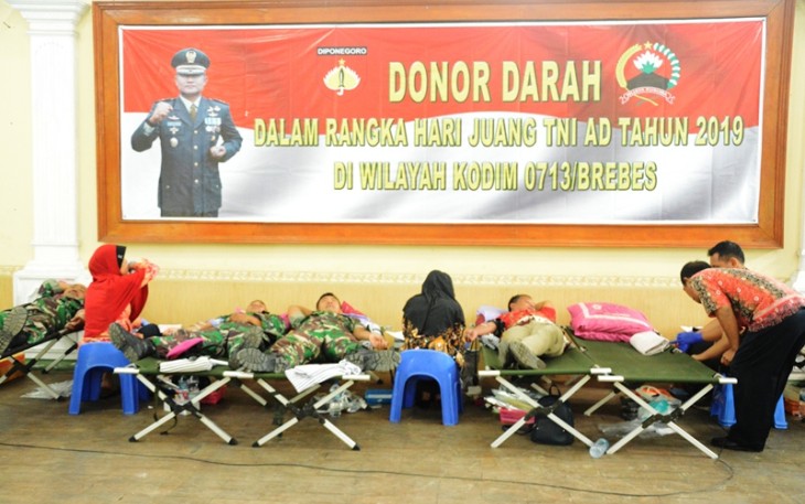 Tiga Pilar di Brebes Aksi Donor Darah