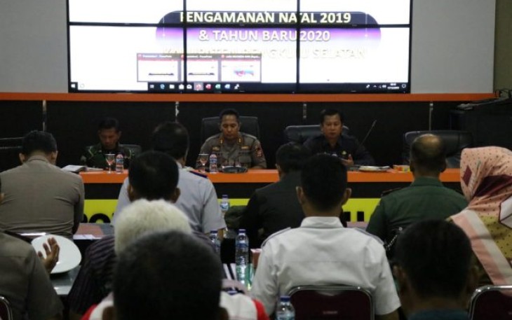 Rakor Persiapan Pengamanan Natal 2019 Dan Tahun Baru 2020