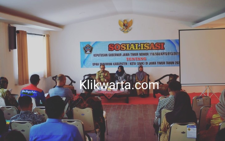 Sosialisasi UMK Kabupaten Blitar Tahun 2020 