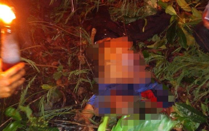 Korban saat ditemukan dalam kondisi tewas dengan luka robek