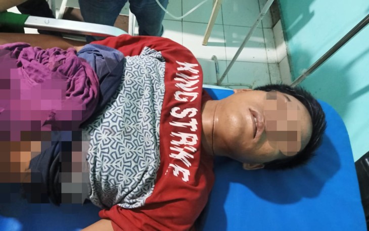 Tersangka pasca dibawa ke RS Bhayangkara Bengkulu
