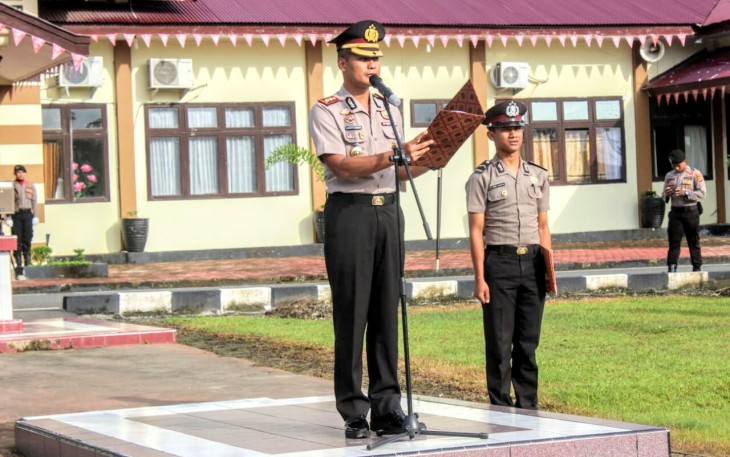 Kapolres Simeulue Bertindak Sebagai Irup Hari Kesadaran Nasional