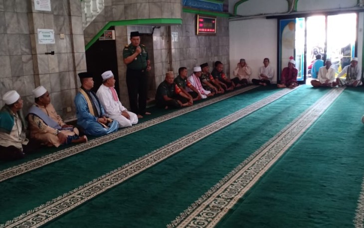 Koramil Duren Sawit Tingkatkan Silaturahmi dengan Tokoh Agama