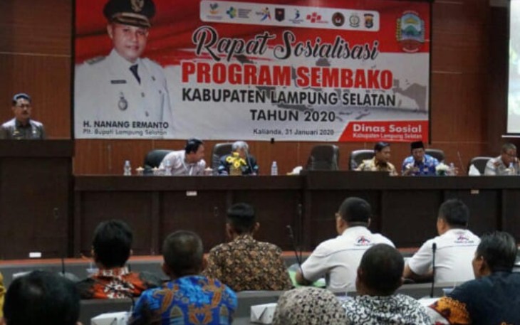 Pemkab Lampung Selatan Sosialisasi Program Sembako