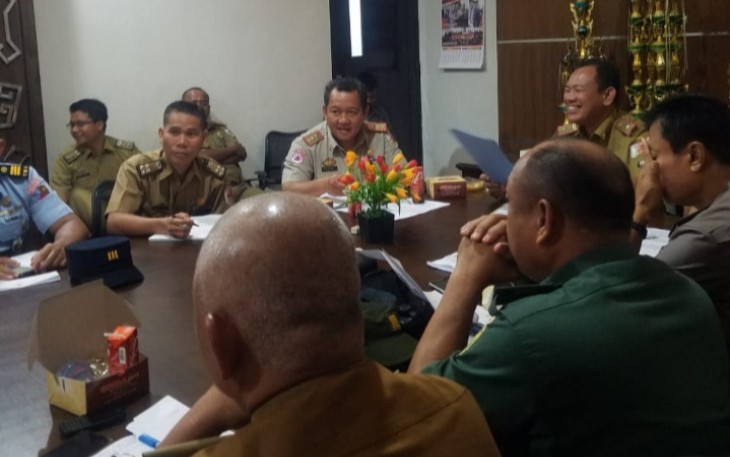 Sekda Tulang Bawang Pimpin Rapat Koordinasi Kesiapsiagaan dan Antisipasi Bencana