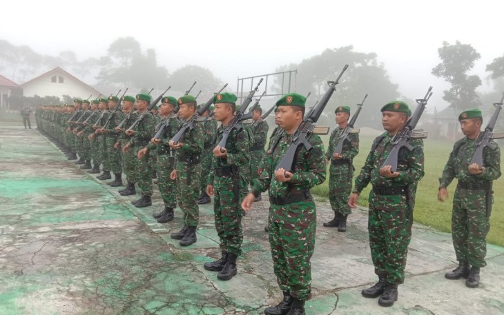 Upacara Bendera Prajurit Kodim 0422/Lambar