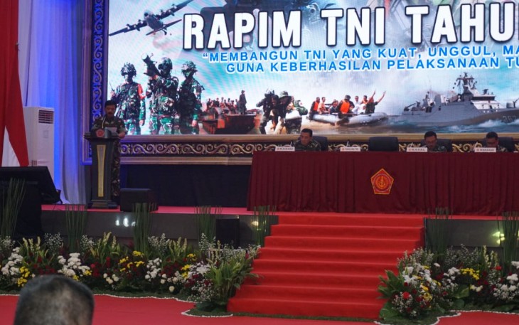 Panglima TNI Pimpin Rapim TNI