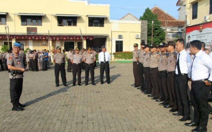 Waka Polda Lampung Pimpin Apel Pagi