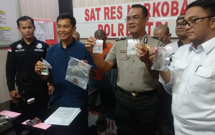 Pers Rilis pengungkapan tindak pidana narkotika