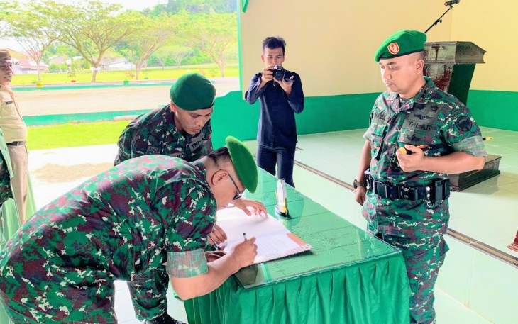 Prajurit Kodim 0115/Simeulue Tanda Tangani Pakta Integritas Bebas Narkoba