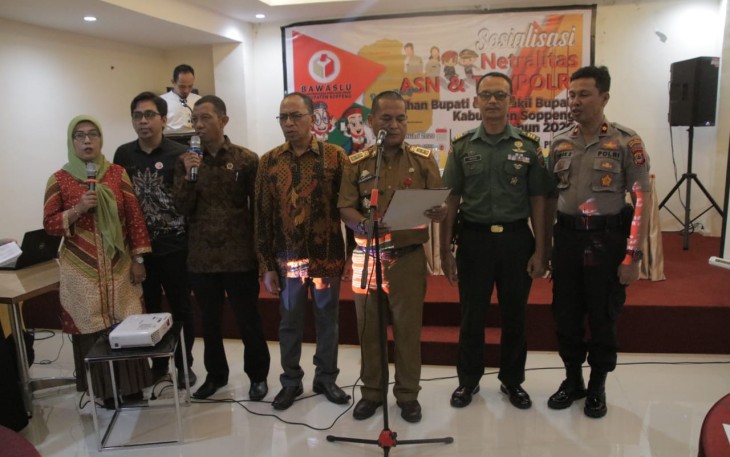 sosialisasi netralitas antara ASN dan TNI-Polri 