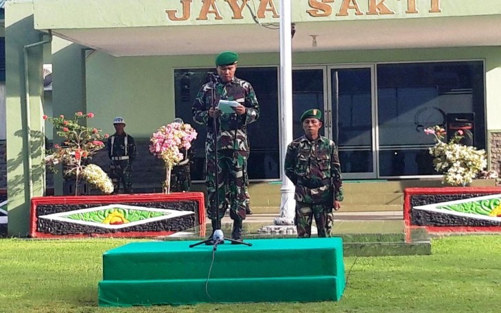 Dandim/1310 Bitung Bacakan Amanat Panglima TNI