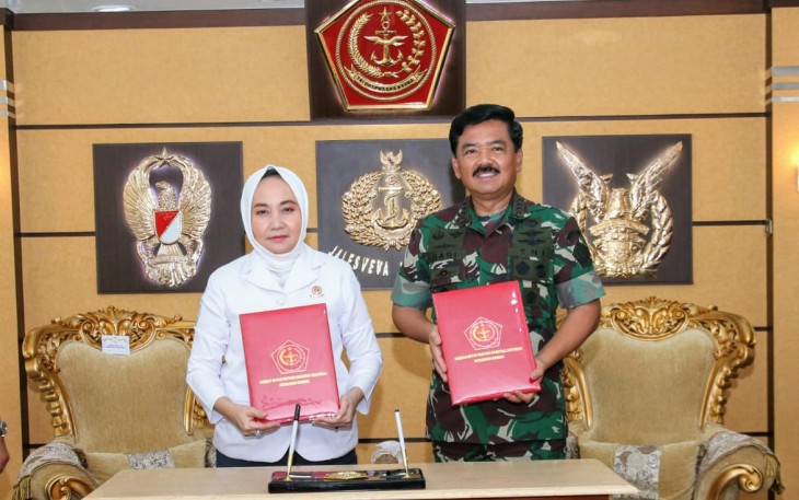 Panglima TNI Teken MoU Bersama Kepala BMKG