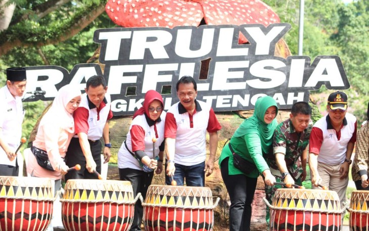 Bupati Bengkulu Tengah Ferry Ramli Buka Truly Rafflesia 2020 