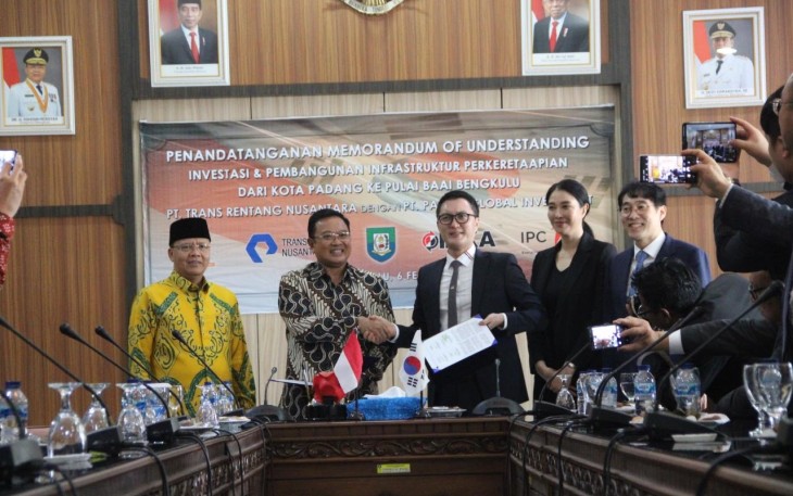 PT. Trans Rentang Nusantara Teken MoU dengan PT. Pasifik Global Investment