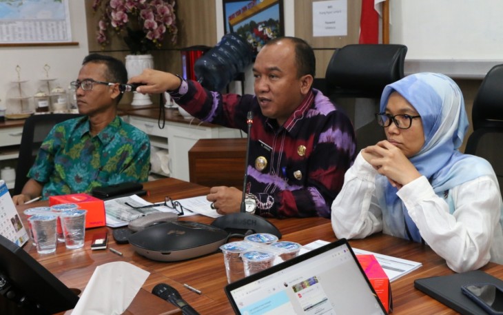 Wakil Walikota Tegal saat memaparkan konsep penanganan kawasan