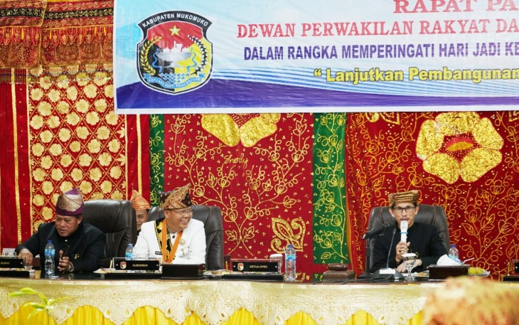 Paripurna Istimewa HUT Mukomuko ke-17