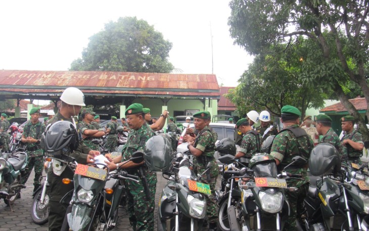 Sub Denpom 1-2/Pekalongan Datangi Kodim 0736/Batang