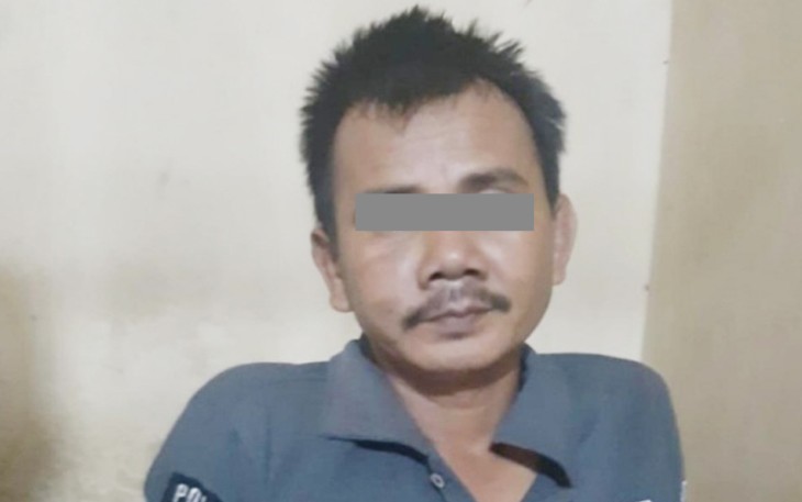 Joko Irawan alias Iwan saat ditangkap