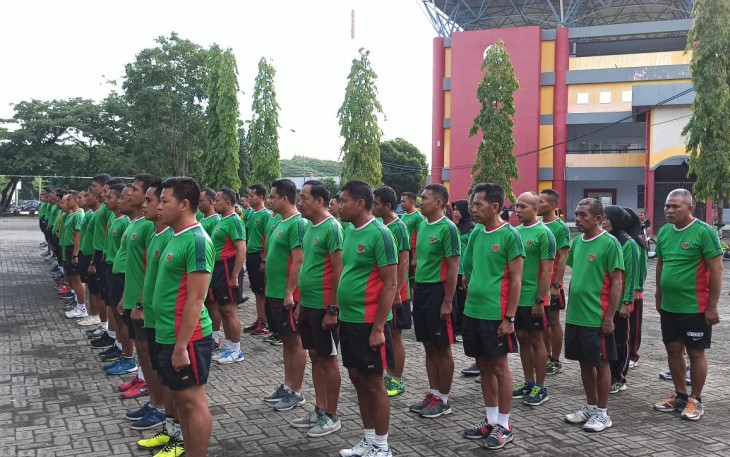 Apel Pagi Prajurit Korem 141/Tp 