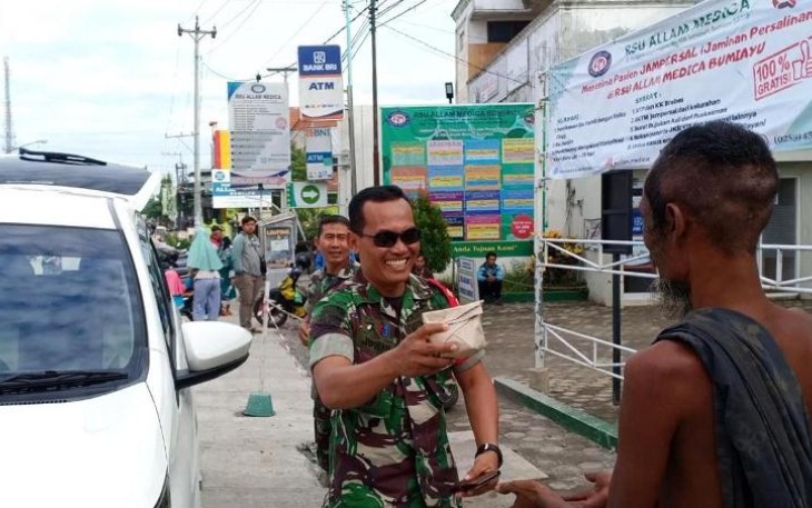 Koramil Bumiayu Brebes Turun Ke Jalan dan Pasar Lagi