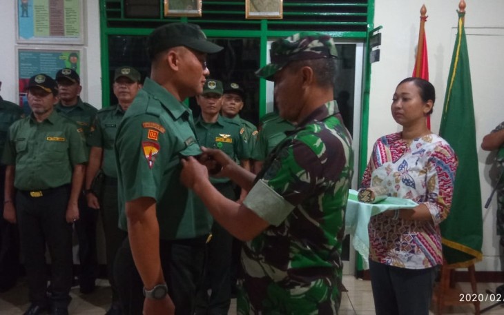 Danramil 03/GP Kukuhkan Ketua Mitra Jaya 337 Kelurahan Jatipulo