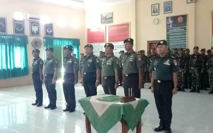 Tujuh Orang Danramil di Brebes Alih Tugas  