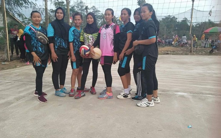 Turnamen Bola Voli Putri di Mesuji Makmur Jadi Ajang Pererat Silaturahmi
