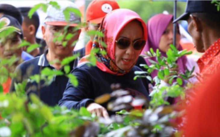 Hj. Winarti Kunjungi Kecamatan Penawar Haji Pastikan 25 Program BMW Berjalan