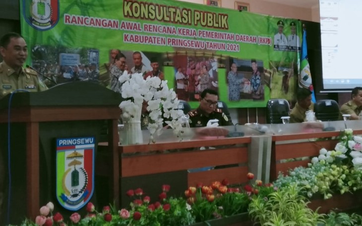 Pemerintah Kabupaten Pringsewu Gelar Konsultasi Publik Penyusunan RKPD 2021
