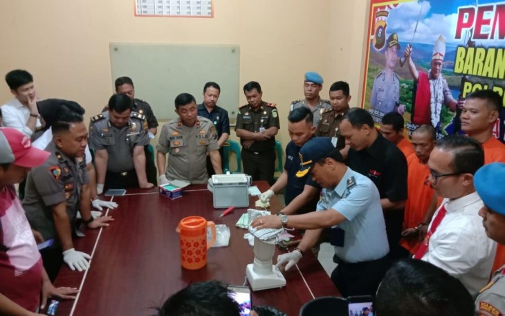 Proses pemusnahan barang bukti