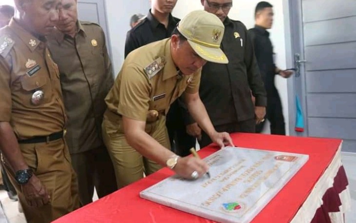 Bupati Lambar Resmikan GSG dan Hadiri Musrenban Kecamatan BNS