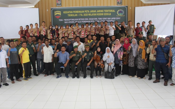 Kodim 0209/LB Gelar Pembinaan Kepada Para Mitra Karib Babinsa