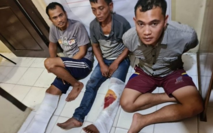 Dua dari tiga pelaku Curat dilumpuhkan