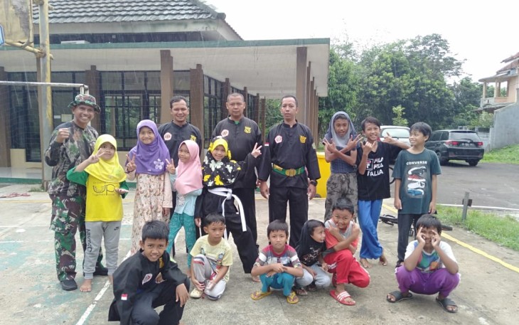 Pencak Silat di Wilayah Kodim 0508/Depok ikut tmd 107
